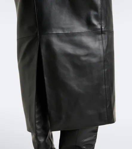 Inga leather midi skirt - Loulou de Saison - Modalova