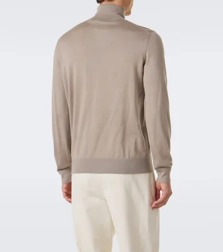 Cashmere and silk turtleneck sweater - Zegna - Modalova