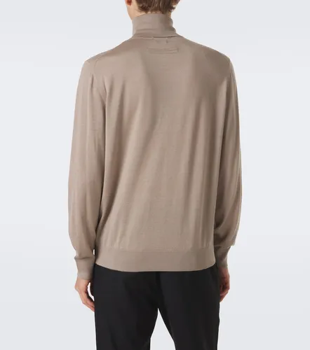 Rollkragenpullover aus Cashmere und Seide - Zegna - Modalova