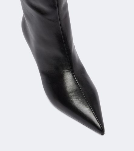 Babouche leather knee-high boots - Le Monde Beryl - Modalova