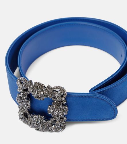 Embellished satin belt - Manolo Blahnik - Modalova