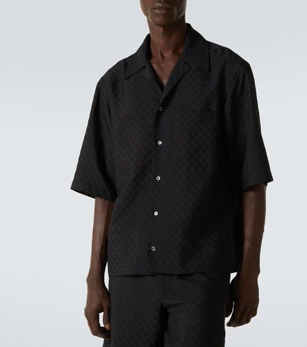 Oversize-Hemd Skull aus Jacquard - McQueen - Modalova