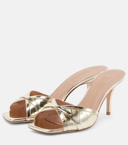 Perla 70 croc-effect leather mules - Malone Souliers - Modalova