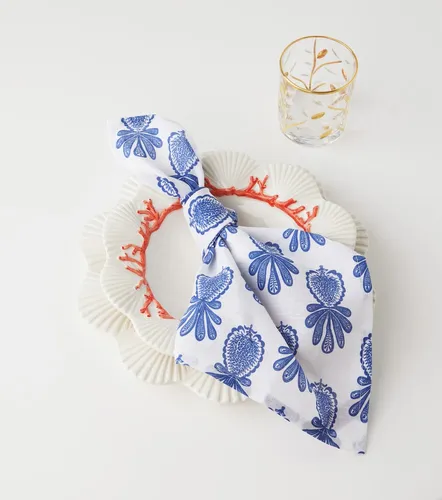 Set de 6 servilletas Pineapple Blu - La DoubleJ - Modalova