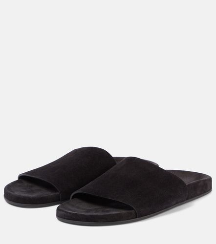 The Row Hugh suede slides - The Row - Modalova