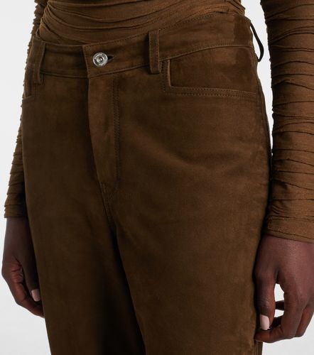 Pantaloni regular Maxine in suede - Proenza Schouler - Modalova