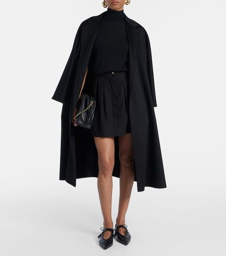 Pleated cotton twill miniskirt - Max Mara - Modalova