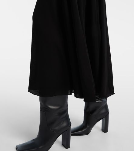Alaïa Abito midi Heart in jersey con cut-out - Alaia - Modalova