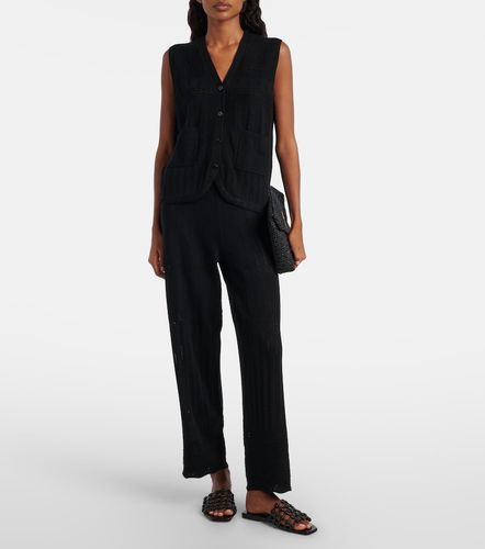 Pantaloni a gamba larga Alliage in lana e cashmere - Eres - Modalova