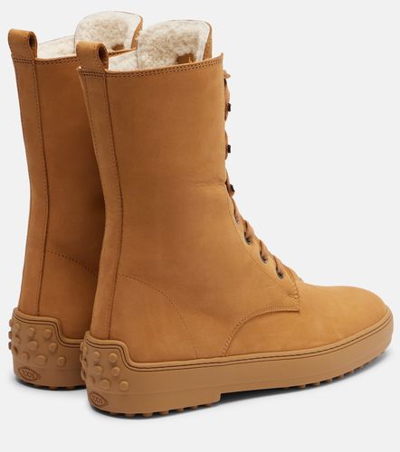 Botas con cordones Winter Gommino de piel - Tod's - Modalova
