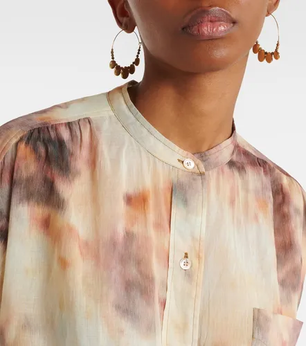 Camisa Mexika de algodón estampada - Marant Etoile - Modalova