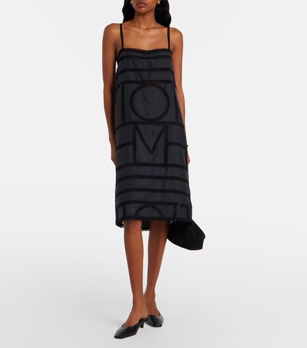 Besticktes Midikleid aus Seide - Toteme - Modalova