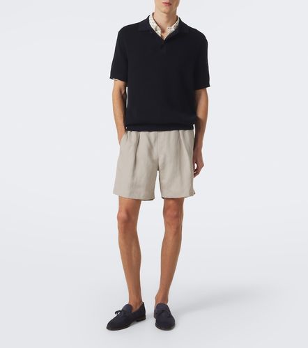 Shorts in seta e lino - Ralph Lauren Purple Label - Modalova
