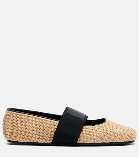 Bailarinas Mary Jane Sliced Square de efecto rafia - Givenchy - Modalova