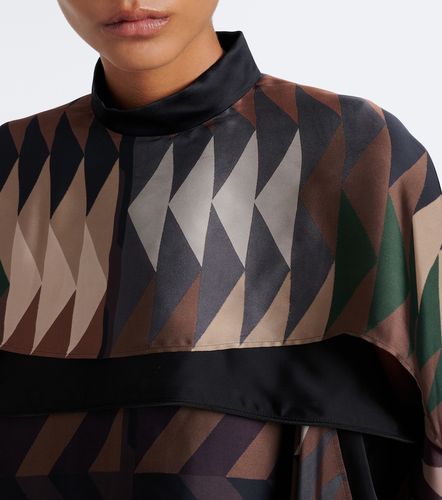 Sacai Top de satén estampado - Sacai - Modalova