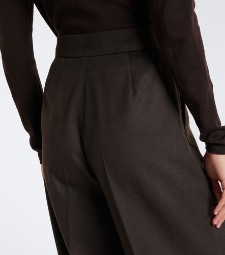 Pantaloni a gamba larga in pelo di cammello - Max Mara - Modalova