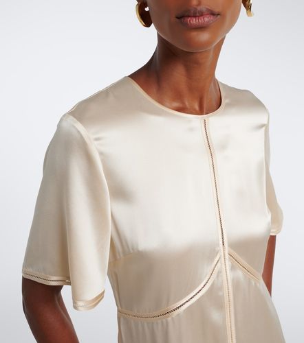Vestido midi Aura de satén de seda - Joseph - Modalova