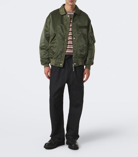 Comme des Garçons Chaqueta bomber de sarga en mezcla de algodón - Comme des Garcons Homme - Modalova