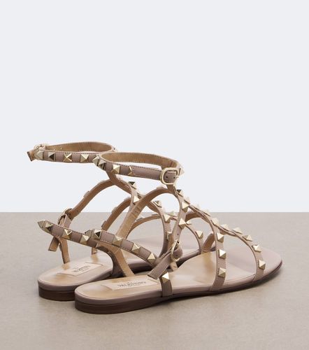 Rockstud leather sandals - Valentino Garavani - Modalova