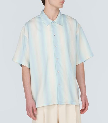 Oversized striped bowling shirt - Commas - Modalova