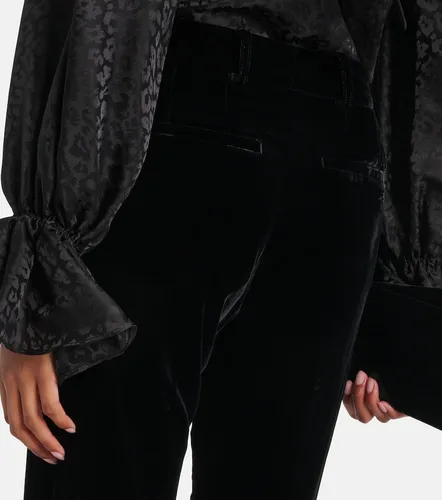 Pantaloni bootcut in velluto - Nina Ricci - Modalova