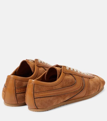 Leather and suede sneakers - Dries Van Noten - Modalova