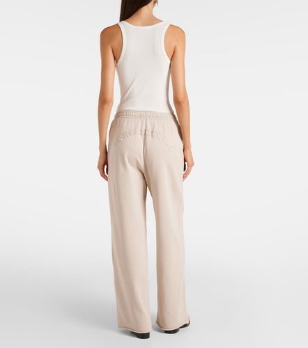 Pantalones deportivos de algodón con logo - Acne Studios - Modalova