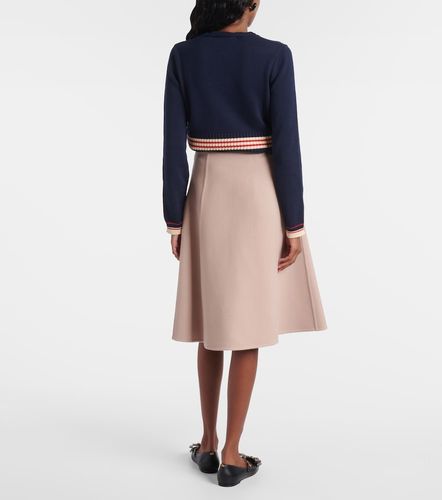 Wool and cashmere midi skirt - Valentino - Modalova