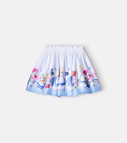 Falda de algodón estampada - Monnalisa - Modalova