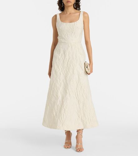 Abito lungo in jacquard - Monique Lhuillier - Modalova