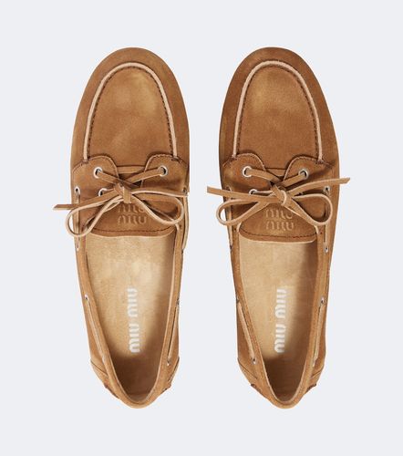 Miu Miu Náuticos de ante - Miu Miu - Modalova