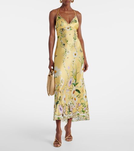 Abito midi in charmeuse di raso di seta - Camilla - Modalova