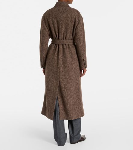 Belted wool and cashmere overcoat - Brunello Cucinelli - Modalova