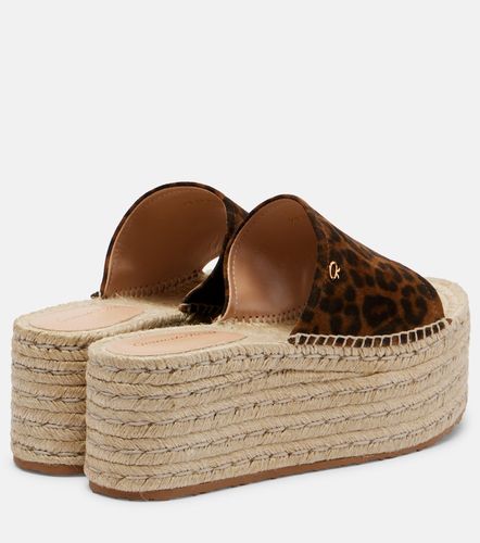 Sandali espadrillas in suede con stampa - Gianvito Rossi - Modalova