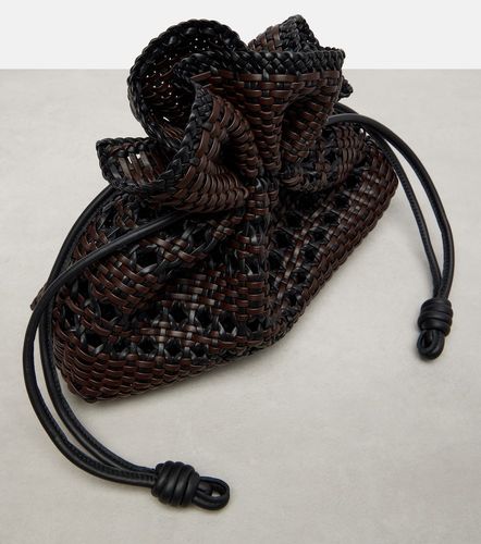 Flamenco Medium woven leather clutch - Loewe - Modalova
