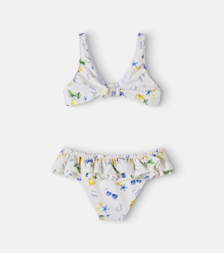 Bikini estampado con volantes - Monnalisa - Modalova