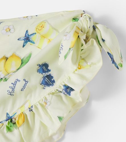 Pareo de algodón estampado - Monnalisa - Modalova