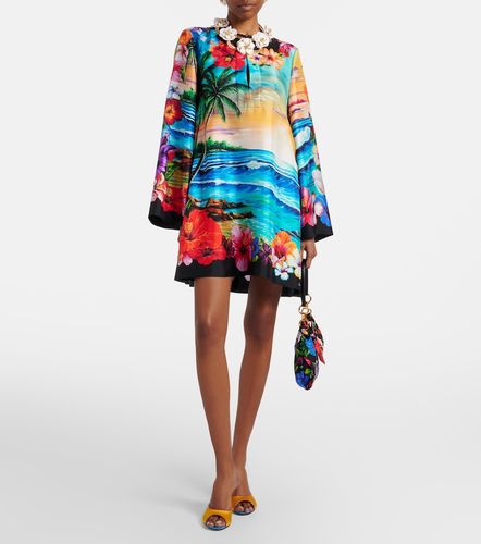 Caftán de seda estampado - Dolce&Gabbana - Modalova