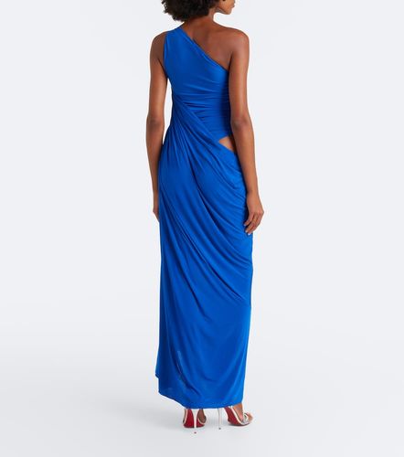 Ruched one-shoulder jersey gown - Alex Perry - Modalova