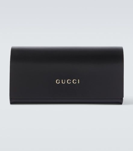 Gucci Sign shield sunglasses - Gucci - Modalova