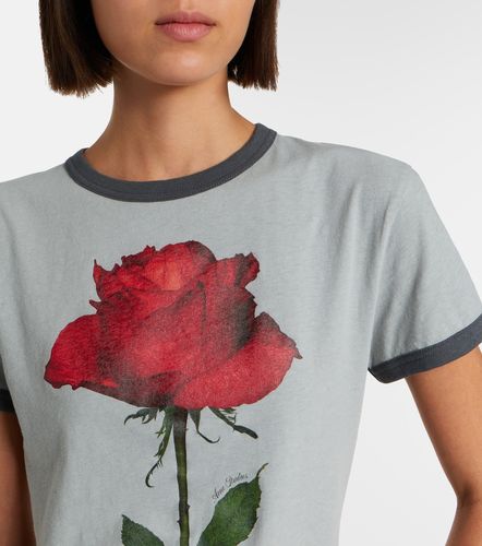 Camiseta en mezcla de algodón estampada - Acne Studios - Modalova