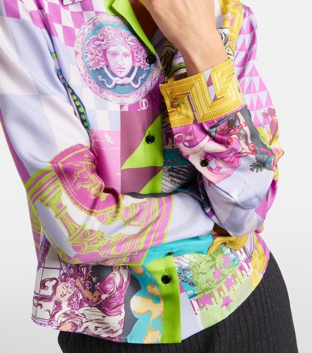 Camisa Medusa de seda estampada - Versace - Modalova