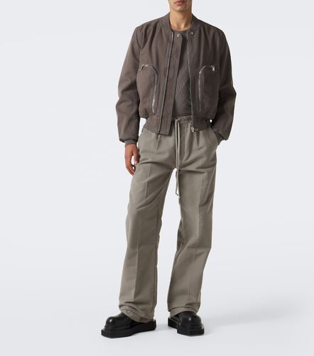 Pantaloni Dietrich in cotone a gamba dritta - Rick Owens - Modalova