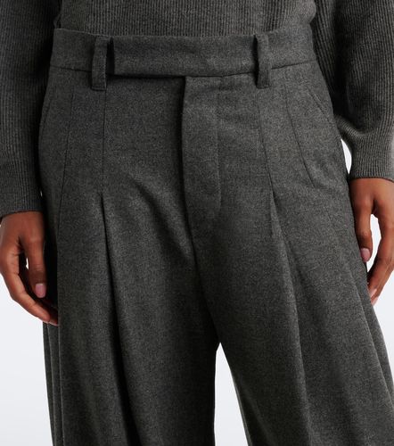 Pantalones anchos de lana y cachemir - Brunello Cucinelli - Modalova