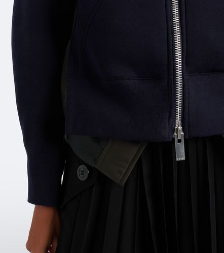 Sudadera con capucha en mezcla de algodón - Sacai - Modalova