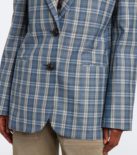Blazer in mouliné di lana a quadri - Acne Studios - Modalova