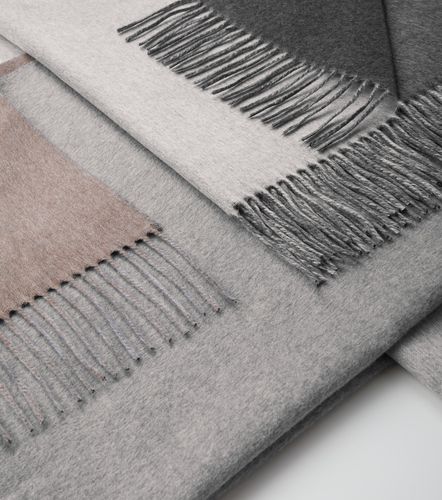 Coperta in seta con frange - Brunello Cucinelli - Modalova