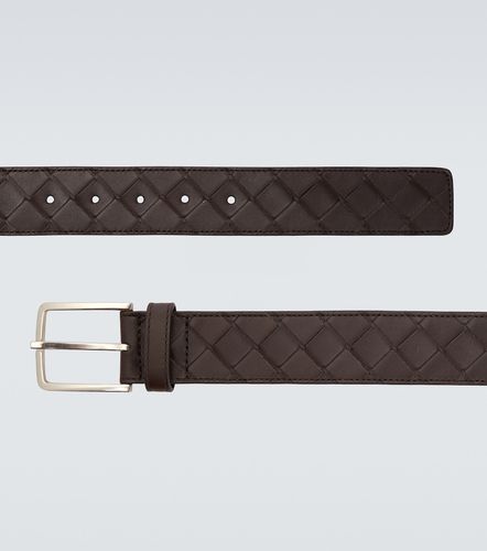 Cinturón de piel intreccio - Bottega Veneta - Modalova