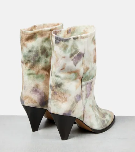 Botines Rouxa de lona estampados - Isabel Marant - Modalova