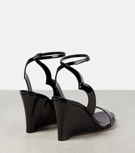 Sandalias con cuña de charol - Christian Louboutin - Modalova